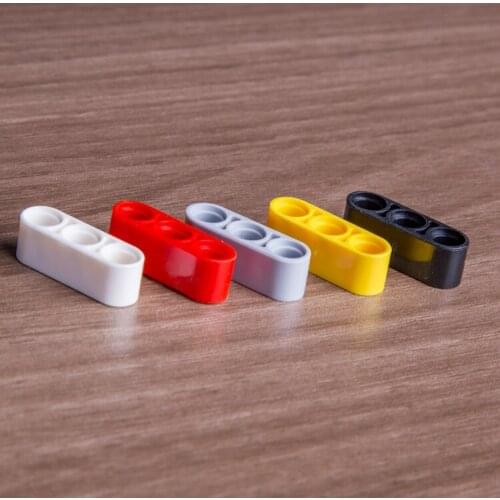 20pcs/lot DECOOL high-tech Liftarm 1X3 Hole compatible 32523 Bricks Blocks Toys MOC Parts