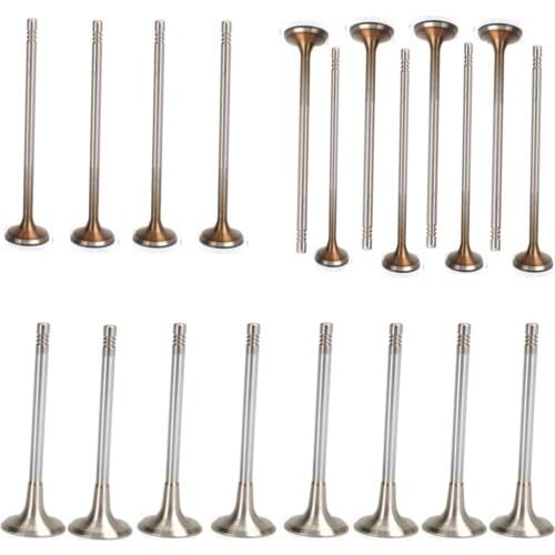 20PCS Inlet Intake Exhaust Valves Fit For A3 A4 A6 TT Beetle Passat Golf Polo Octavia Bora Ibiza 1.8T