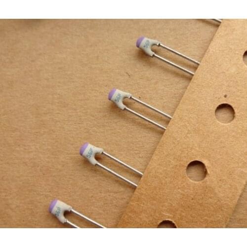 2020 hot sale Holland BC 20PCS/50PCS 56P100V 2% Silver Film High Frequency Capacitor 100V 56P 2% 2.5MM free shipping