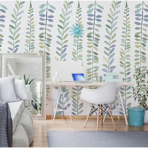 3D Wall Stickers Abstract Hand-painted Tree Art Wall Mural for Living Room 8d Cartoon wicker photo Wallpaper walls Decor