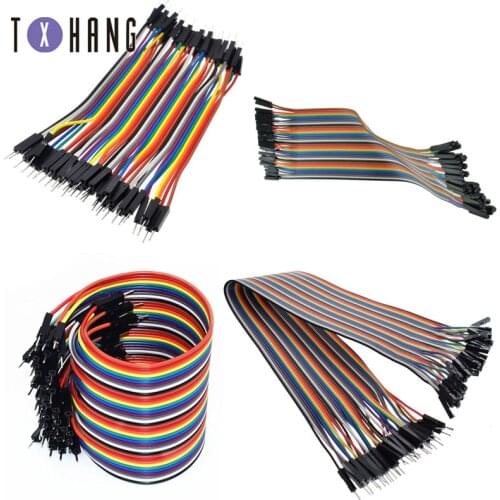 40pcs 10CM 20CM 30CM male to male + male to female and female to female wire Dupont cable Dupont line