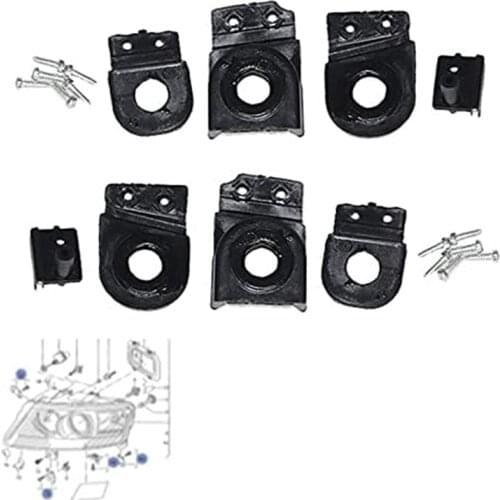 Car Headlight head light lamp Repair Kit Front Left Right for- A6 S6 Quattro C6 2005-2011 4F0998121 4F0998122