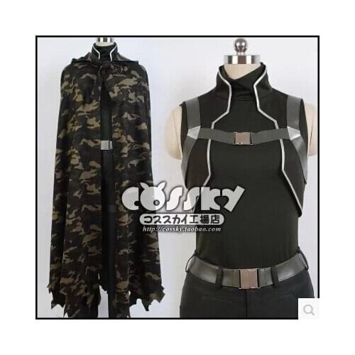 Free Shipping! Highly Quality Sword Art Online 2 Phantom Bullet Death Gun Cosplay Costume, Perfect Custom For you