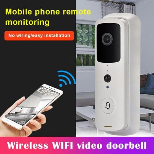 Wireless Doorbell WiFi Visual Smart Phone Remote Surveillance Intercom Low Power Doorbell Camera NK-Shopping