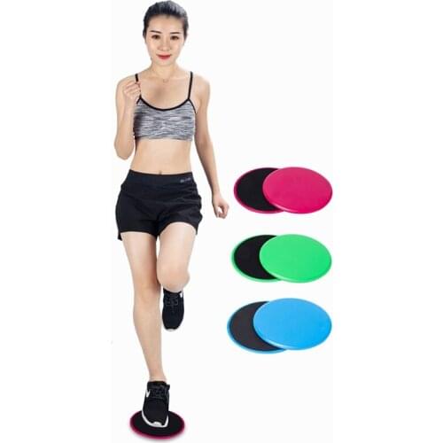 Quick Fitness Slide Mat, Exercise The Whole Body Coordination Ability, Fitness Slide Plate, Plank Slide Mat Pair Of 2 Pieces