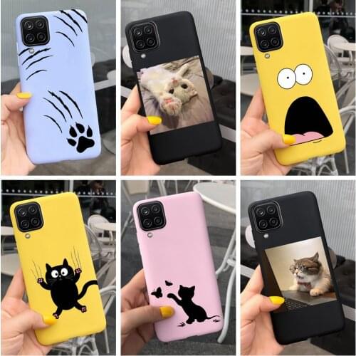 Phone Case For Samsung Galaxy A12 Case SM-A125F Soft Slim Cute Silicone Cover For Samsung A 12 A12 GalaxyA12 Full Coque 6.5 inch