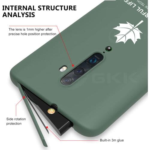 GKK For OPPO Reno 10X Zoom Case Liquid Silicone Lifting Camera Shockproof Protection Soft TPU Cover For OPPO Reno 10X Zoom Case