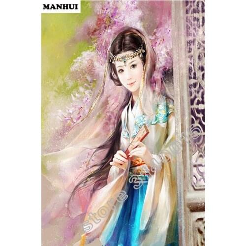 DIY Diamond Painting Cross Stitch Classical beauty Needlework Home Decor Full Rhinestone Mosaic 5D Diamond Embroidery BEF171