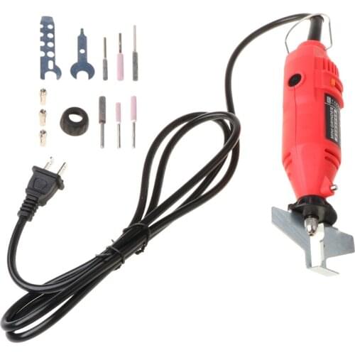 Electric Chainsaw Sharpener Kit - Comes with Chain Saw Sharpener Tool, 4 File Size Diamond Sharpening Wheels