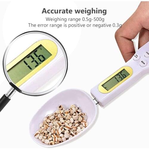 Electronic Kitchen Scale 500g 0.1g LCD Display Digital Weight Measuring Spoon Digital Spoon Scale Mini Kitchen Tool