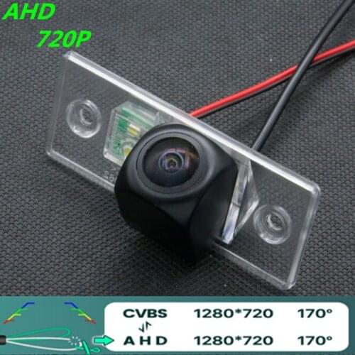 AHD 720P/1080P Fisheye Car Rear View Camera For Skoda Fabia MK1 2000-2007 Fabia MK2 2007-.2012 Reverse Vehicle Carmera