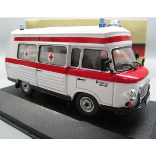 1/43 Scale ATLAS Barkas B1000 Diecast Metal Car VAN Truck Model Toy for Kids Gifts Collection Original Box Static Display Show