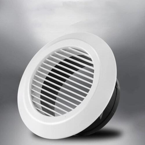 Wall mounted Straight shutter fresh air outlet 125 mm duct fan exhaust outlet ABS fan matching exhaust fan outlet ITAS1442