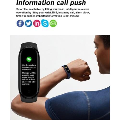 NEW Smart Watch IP68 Waterproof Real-time Heart Rate Monitor Smart band Fitness Traker Watches Bluetooth Sport Smart Bracelet