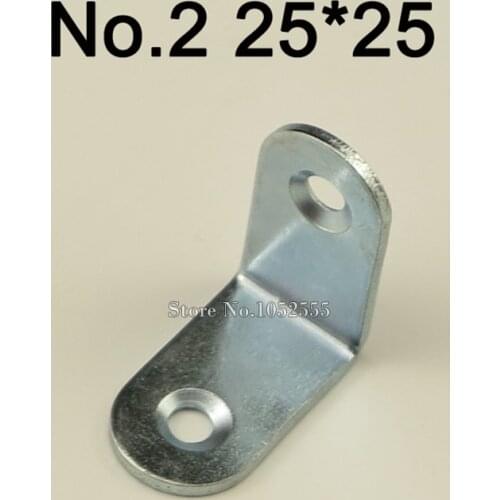 Wholesale 100pcs/lot 25*25*16mm Thicker angle bracket L shape galvanized finish frame board support K208
