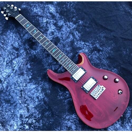 Transparent red color perfect releaase electric Guitar