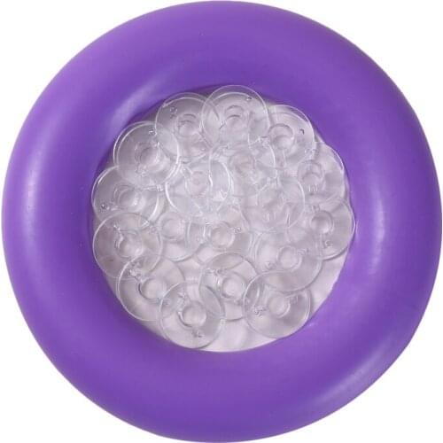 Rubber Bobbin Holder Sewing Machine Tools Plastic Bobbin Storage Box Rubber Ring Sewing Needles Saver Handicraft Portable New