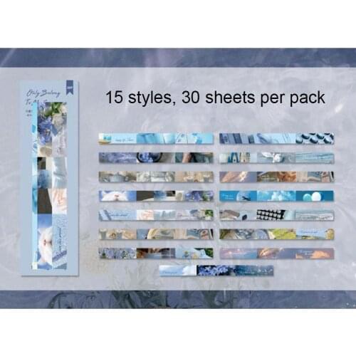 30pcs Hand Account Material Stickers, a Beautiful Day Travel Sticker Pack Only Belongs to My Landscape Series