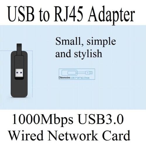 Tp-Link USB Ethernet Adapter USB 3.0 Network Card to RJ45 Lan for Windows Mac Linux Xiaomi Mi Box 3 Nintend Switch Ethernet USB