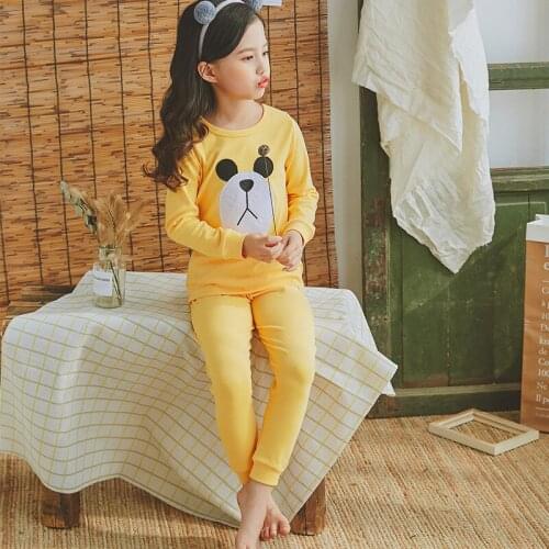 Spring & Autumn Fashion Toddler Girl Fall Clothes Baby Girls Pajamas Long Sleeves Sleepwear Childrens Pajama Set Kids Outfits