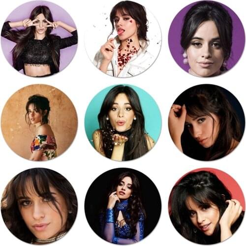 Singer Camila Cabello Icons Pins Badge Decoration Brooches Metal Badges For Clothes Backpack Decoration