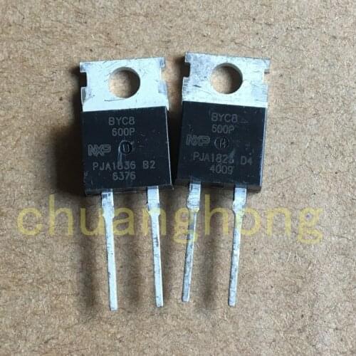 1pcs/lot BYC8-600P original packing new Rectifier diode TO-220-2 BYC600