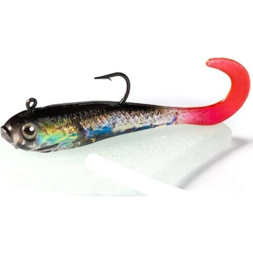 1PCS Carp Fishing Lures Artificial Soft Bait Trolling Lure Fishing Lure for Carp Minnow Little Fish Bass Tilapia Squid 3g 5.5cm