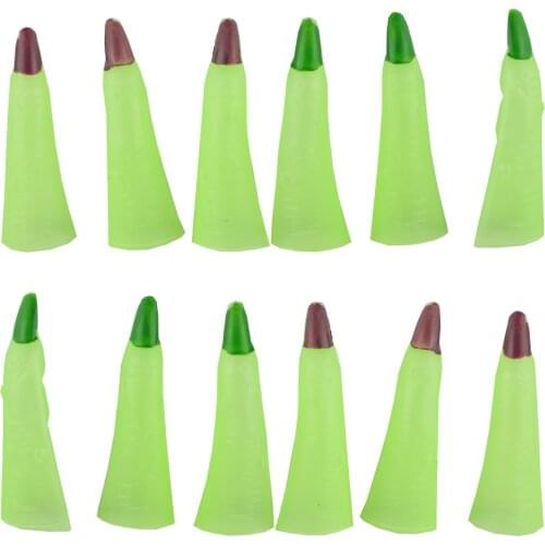 10pc/lot Halloween Decoration Supplies Nail Set Devil Gloves Witch Claws Devil Nail Finger Masquerade Show Props Green Nail Set