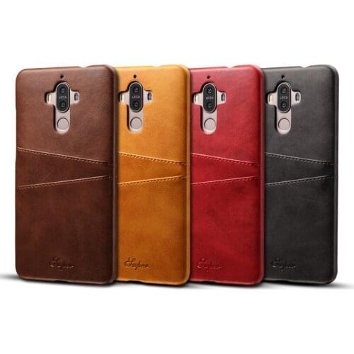 Wholesales 10pack Luxury Brand Phone Case back cover For Huawei Mate 9 phone shell PU leather for Mate 9 Protective shell