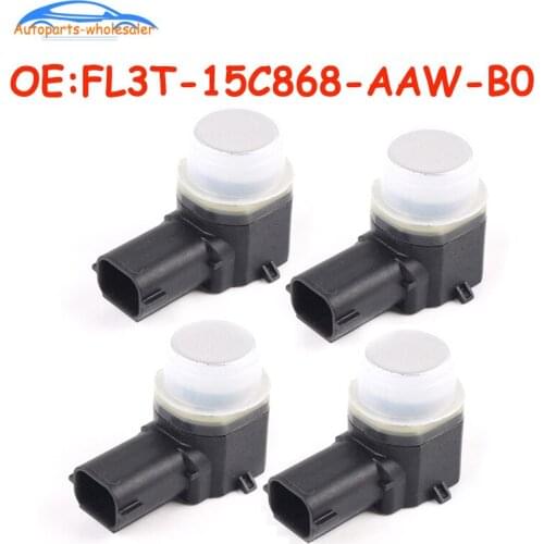 4 pcs/lot OEM FL3T-15C868-AAW FL3T15C868AAW Fit For Ford Car PDC Parking Sensor FL3T-15C868-AAW-B0 Silver Color