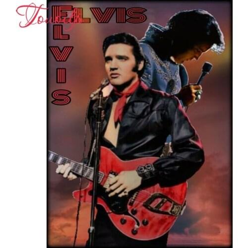 TOUOILP 5D DIY Elvis 5D Diamond Painting Cross Stitch,men, Home Decor Embroidery painting Full Diamond Mosaic stickers,gift