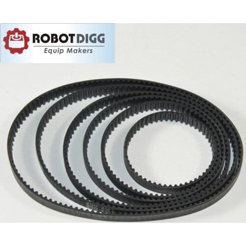 Free shipping, 2GT Endless Timing Belt, 330mm Length, 6mm Width, 330-2GT-6