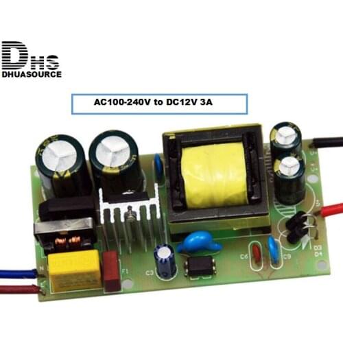 DC 12V Lighting Transformer AC 100-240V Switching Power Supply 3A LED Power Adapter For CCTV LED Lamp
