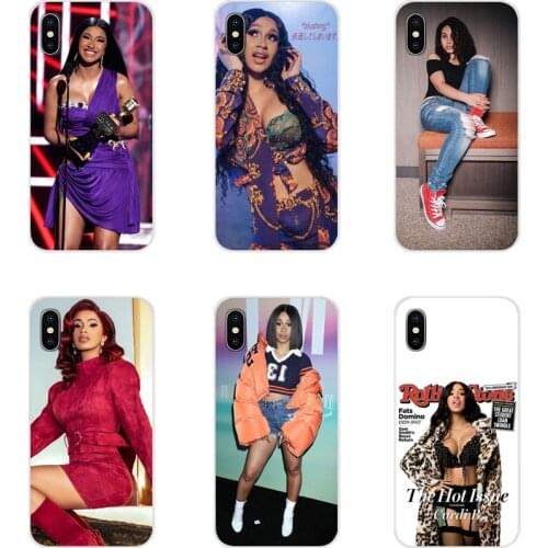 For Samsung Galaxy S2 S3 S4 S5 Mini S6 S7 Edge S8 S9 S10E Lite Plus Accessories Phone Shell Covers Cardi B Geometric Graphic