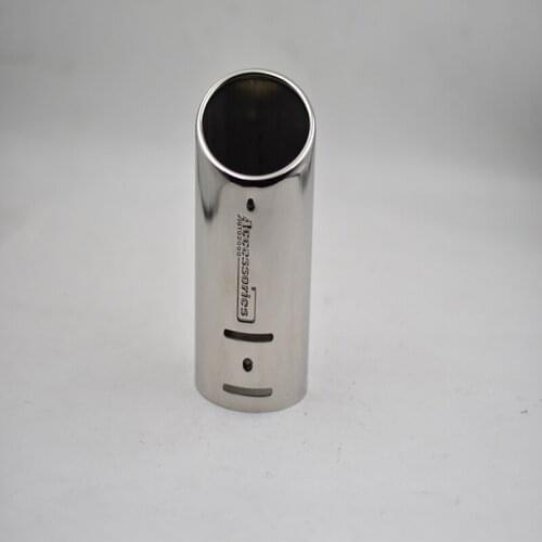 SORMOR Muffler Tips Silver Stainless Sing-Out for TOYATO AGYA
