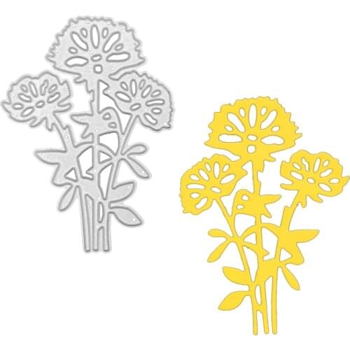 Julyarts 1pcs Flower Leaves Scrapbooking Dies Metal Crafts DIY Scrapbook Photo Album Decorative Paper Card Craft Engraving Die