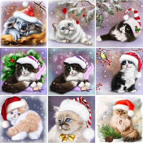 2020 New Animals 5D DIY Diamond Painting Full Square Diamond Embroidery Dog Picture Needlework Cross Stitch Kit Home Decor Gift
