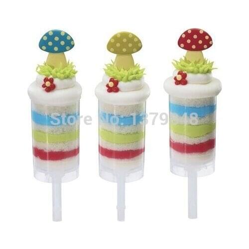 30Pcs/Lot Push Up Pop Cake Containers pop cake container for Party Decorations