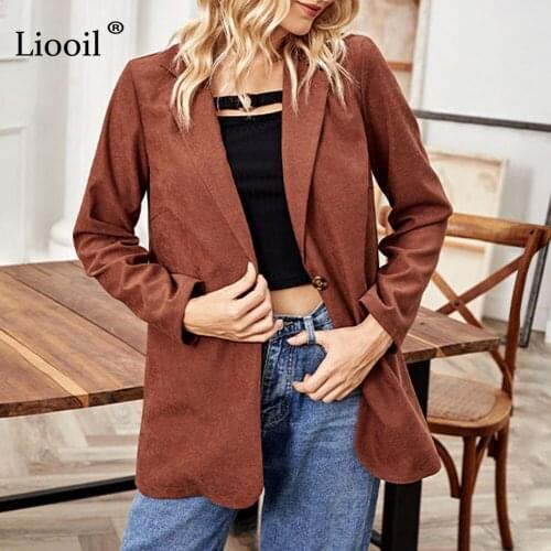 Женские офисные пиджаки Liooil China At AliExpress