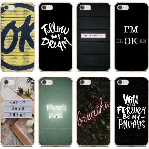 Wallpaper Inscription Soft Cases Cover For Samsung Galaxy S7 S8 S9 S10E S20 FE Note 10 20 Edge Lite Plus Ultra