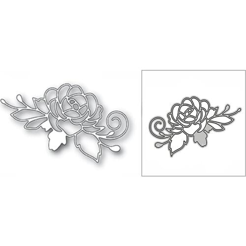 New Ornate Blooming Rose Flower 2020 Metal Cutting Dies for DIY Scrapbooking and Card Making Decorative Embossing Craft No Stamp