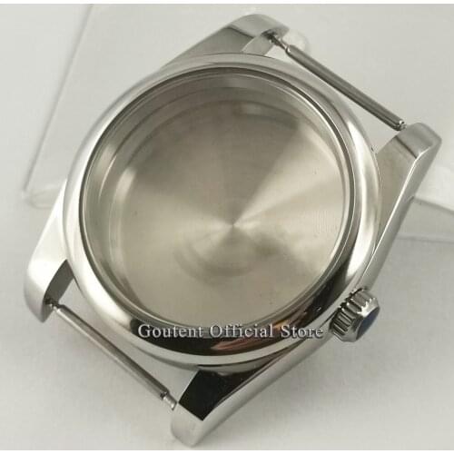 New 36mm 39mm Watch Case Men Fit NH35 NH36,ETA 2836,DG 2813/3804 Miyota 8205/8215/821A Movement Sapphire Glass Case Watch Parts