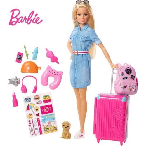 Original Barbie Doll Fashionista Makeup Toys for Girls Children Birthday Gifts Kids Bonecas Fashion Beautiful Princess Hair