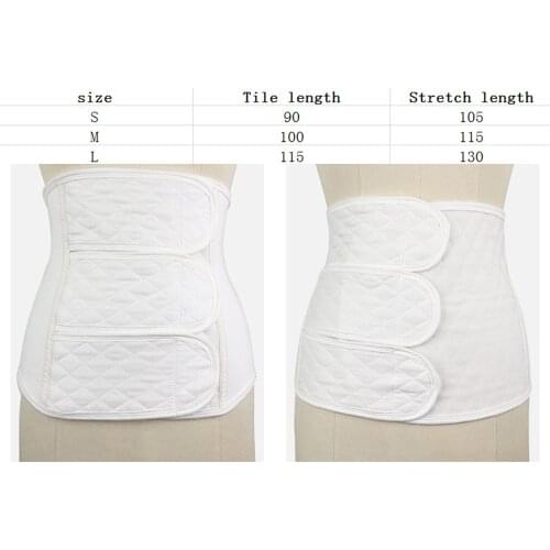 Postpartum Abdomen with Cotton Maternity Gauze Corset Belly Maternal Abdomen with Body Shaping Bandage