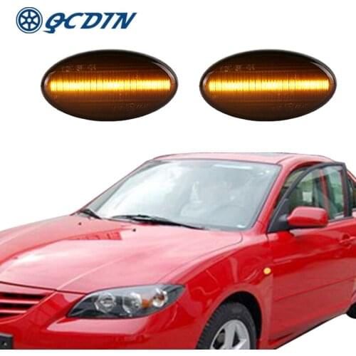 QCDIN For MAZDA 2/3/5 2011-2013 Side Marker Light Turn Signal Light Adapter Signal Light For MAZDA MPV 2000-2006