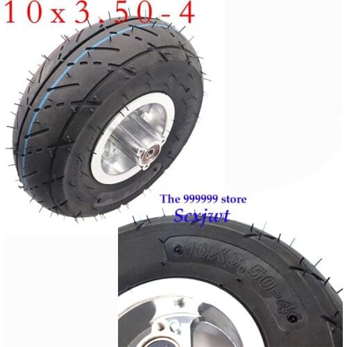 10*3.50-4 Tires Wheels Hub Rim 10x3.50-4 Tyre Inner Tube for ATV Quad Go Kart 47cc 49cc electric scooter Accessories