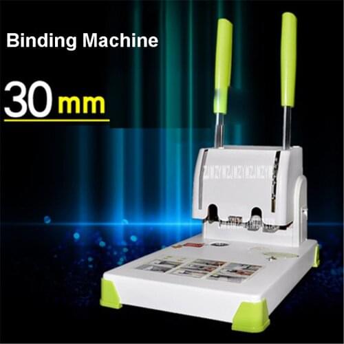 High quality SZ9030 financial documents binding machine hot melt riveting tube binding machine 220V Drilling diameter 5.2mm
