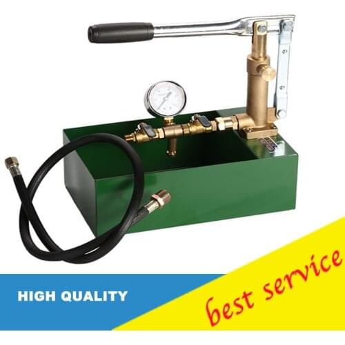 High-quality Pure Copper Pump Manual Pressure Test Pump 100KG Hand Pressure Mold Water Machine 10Mpa