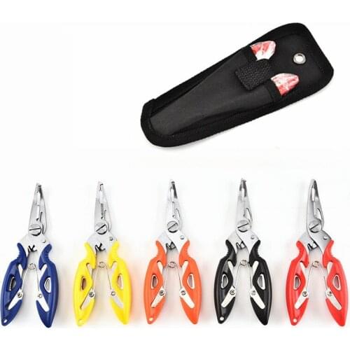 DORISEA 1pcs Fishing Pliers Stainless Steel Fishing Line Lure Bait Ring Cutters 12.4m/49g