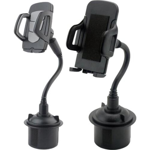 Car Cup Holder Car Mount Adjustable Gooseneck Cup Holder Cradle Gooseneck Cup Holder Phone Mount With Anti-Shake Design